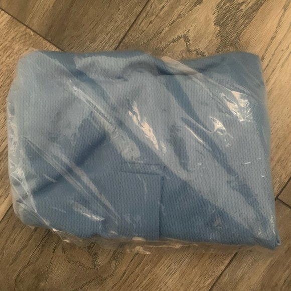 NWT HARRITON DOUBLE MESH SPORT SHIRT LIGHT BLUE LARGE & XL - Picture 10 of 10